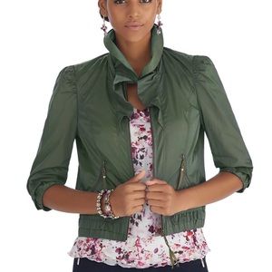 Green Bomber Jacket WHBM